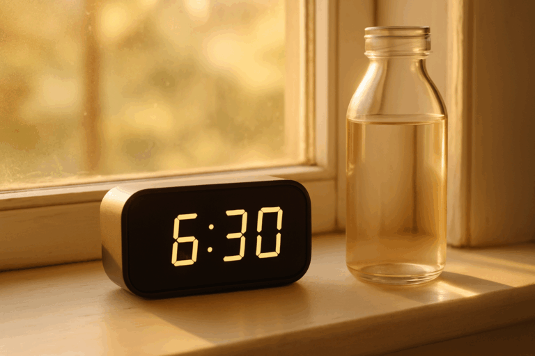 resetting sleep schedules and getting morning light to maintain rhythm