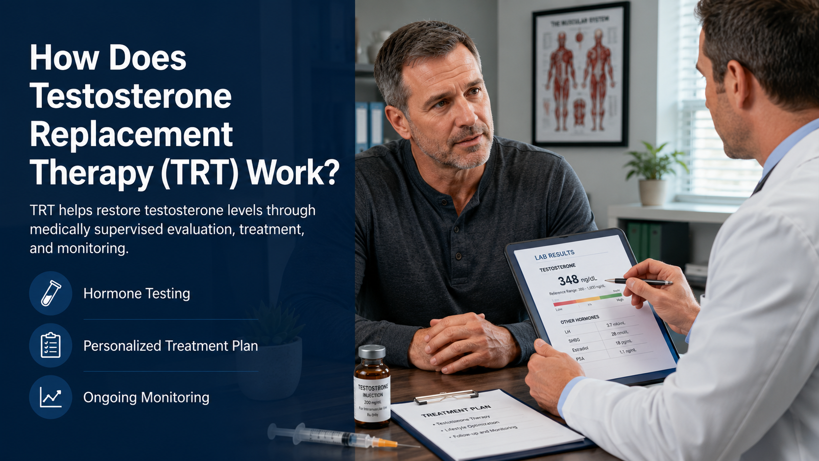 Testosterone therapy consultation explained