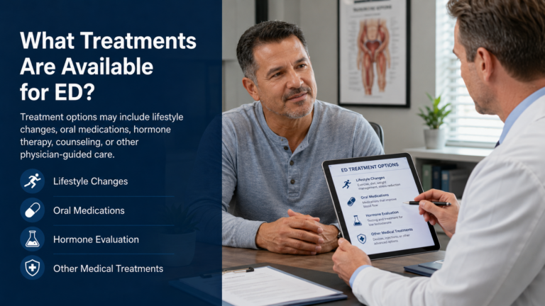 Treatment options for ED explained